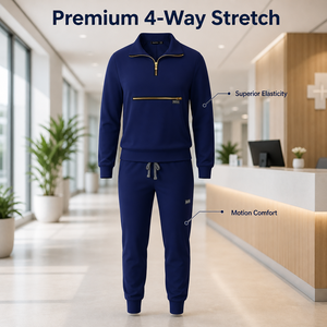Conjuntos de Uniformes Médicos Elásticos en Cuatro Direcciones, Conjuntos de Uniformes Profesionales Resistentes, Uniformes de Enfermería para Hospital y Clínica - Product Image 4