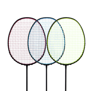 Raquette de <span class=keywords><strong>badminton</strong></span> en fibre de carbone intégrale, ultra-légère, pour entraînement, raquette <span class=keywords><strong>simple</strong></span>, professionnelle, durable, pour hommes et femmes, attaque et défense équilibrées, 4U - Product Image 5