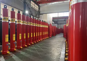 Custom Size Single Acting 3 4 5 Stages FC FE Type Hydraulic Cylinder Telescopic Hydraulic Cylinder