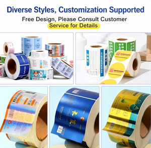 Özel Şeffaf Etiketler Vinil Baskılı Hediye Paketleme Çıkartmaları Su Geçirmez Mum ve Kavanoz Çıkartmaları Şeffaf Logo Çıkartmaları - Product Image 5