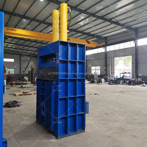 Máquina empacadora de cartón vertical automática Hidráulica de acero inoxidable Molino de amarre automático Caja de cambios de aluminio Máquinas empacadoras Venta - Product Image 2