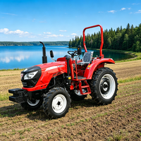 Traktor mini 4x4 berkualitas ekspor massal, berstandar CE EPA, ringkas, 4WD, untuk kebun buah dan rumah kaca, torsi tinggi