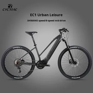 Bicicletta Elettrica da Montagna EC1 Wheeltop EDS OX-12Speed, <span class=keywords><strong>E</strong></span>-Bike Urbana con Sospensioni per il Tempo Libero - Product Image 3