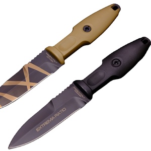Cuchillo de Combate Táctico Personalizable RE Rome, Hoja de Acero Inoxidable de Alta Calidad, Mango de Goma Fija G10, para Uso Industrial y al Aire Libre - Product Image 1