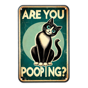 Custom <strong>Funny</strong> <strong>Bathroom</strong> <strong>Quote</strong> Metal 20x30cm Tin Sign Wall Decor Vintage Tin Sign for Office/Home/Classroom <strong>Bathroom</strong> Decor Gifts - Product Image 5