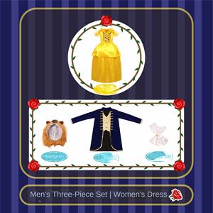 Disfraz de Bella y Bestia de <span class=keywords><strong>Disney</strong></span> para Niñas, Ropa de Poliéster para Halloween, Venta Caliente Transfronteriza - Product Image 2