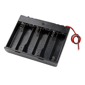 SZtuozhi GZ-3039 6AAバッテリーホルダー6スロットABSケースカバー付きコネクタ - Product Image 3