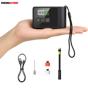 BL03 Mini <span class=keywords><strong>pompe</strong></span> à pneu de vélo électrique sans brosse éclairage LED <span class=keywords><strong>pompe</strong></span> à <span class=keywords><strong>main</strong></span> avec adaptateur de Valve pour <span class=keywords><strong>gonfler</strong></span> les pneus de vélo - Product Image 1