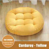 Coussin de sol de méditation en velours côtelé, coussins de sol ronds, coussins de siège d'extérieur pour chaise de Yoga, canapé, Tatami, Patio, chambre