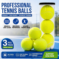 Balles de tennis hautement élastiques et durables, 45 % laine et caoutchouc extensible, balles d'entraînement pour adolescents, vente en gros et personnalisation disponibles