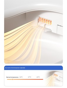 <span class=keywords><strong>Toilette</strong></span> intelligente avec bidet intégré, télécommande, siège chauffant, température réglable, siège <span class=keywords><strong>de</strong></span> bidet électrique - Product Image 3