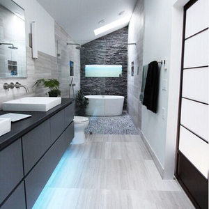 Customized Modern Wooden <strong>Corner</strong> Bathroom <strong>Mirror</strong> <strong>Cabinet</strong> - Product Image 6