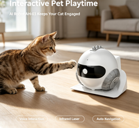 Robot de compagnie IA automatisé avec caméra HD, interaction mobile, évitement d'obstacles, recharge automatique, batterie 5000 mAh, compagnon interactif infrarouge