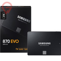 Disque SSD Samsung 870 EVO MZ-77E2T0BW 2 To - Interne 2,5 pouces - SATA (SATA/600) - Noir