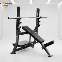 Banc de musculation incliné Olympique, équipement de salle de sport commercial, entraînement de force, musculation, machine de fitness