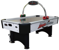 Table de hockey sur air commerciale à monnayeur 7ft 8ft, table de jeu d'arcade standard pour adultes, plateau de jeu en acier inoxydable pour bar