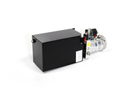 Station de pompage hydraulique électrique industrielle OEM de l'usine de Ningbo, conforme aux normes ISO, avec moteurs CC haute efficacité 2,2 kW/24 V