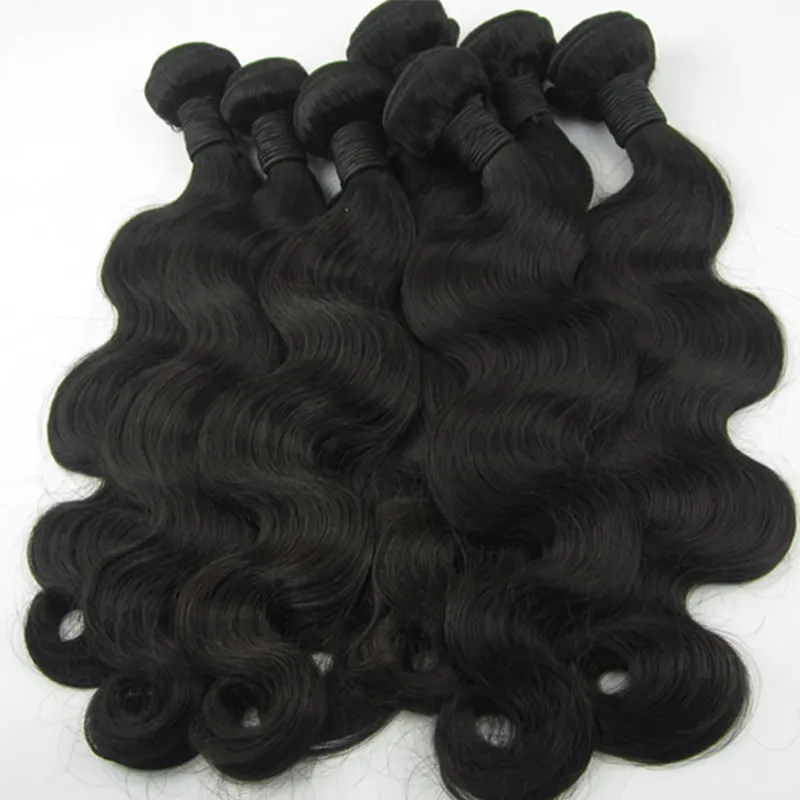 Provide sample Raw Indian Hair 100% virgin hair body wave single drawn double drawn hair bundles