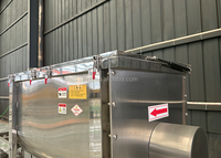 Ligne de production de poudre détergente automatique haute capacité, mélangeur à ruban en acier inoxydable 500-1000L, système de mélange, séchage et emballage haute performance