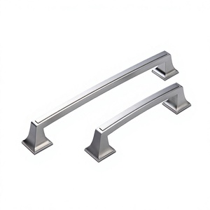 Modern Square Aluminum ZAMAK Furniture Cabinet <strong>Door</strong> Handles Kitchen Cupboard Wardrobe Drawer Table Dresser Stylish Square <strong>Knobs</strong> - Product Image 3