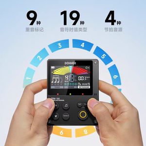 Doner DBM-100 <span class=keywords><strong>metronomo</strong></span> elettronico appositamente progettato per chitarra pianoforte Guqin batteria strumenti musicali - Product Image 5