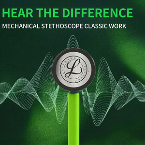 Stéthoscope médical acoustique <span class=keywords><strong>de</strong></span> qualité supérieure, certifié CE, classe I, léger, professionnel, pour médecins, infirmières, personnel <span class=keywords><strong>de</strong></span> santé - Product Image 2