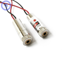 Faisceau à points réglable, Module de fil à Laser rouge 3-5v 1mw 5mw 650nm