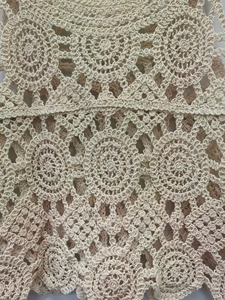 <span class=keywords><strong>Gilet</strong></span> pull <span class=keywords><strong>sans</strong></span> manches en laine pour <span class=keywords><strong>femme</strong></span>, style vintage, motif floral tissé, avec broderie 3D, style court - Product Image 5
