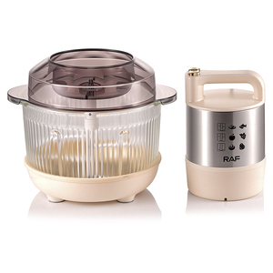 Robot culinaire multifonctionnel RAF R.3409, hachoir et moulin à viande électrique avec grand bol transparent - Product Image 5