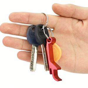 Personalized Metal <b>Keychain</b> <b>Bottle</b> <b>Opener</b> - Sleek & Portable Design for Effortless Beer Opening - Perfect Gift Idea - Product Image 3