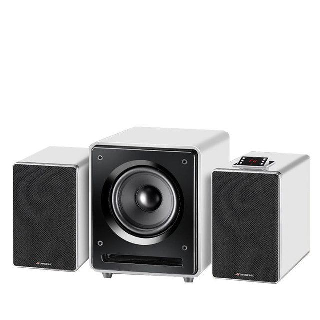 Vofull Active Multimedia Mini Hifi Wood Bookshelf Speakers 2.1 Home Theatre System