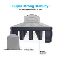 Matelas Gonflable surélevé Compatible OEM avec Pompe Électrique Intégrée, Taille Queen
