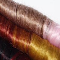 Offre Spéciale 150g 24 Pouces, Extension de Cheveux Tressés Synthétiques Frisés Type Pony Soyeux à Boucles Françaises, pour Tressage au Crochet