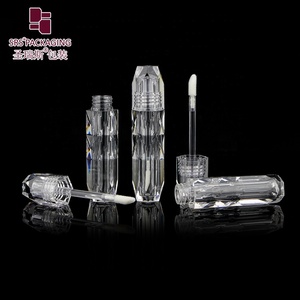 High Quality Newest Stock Wholesale Clear Crystal Unique Transparent Empty Lip Gloss <strong>Tube</strong> - Product Image 5