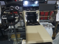 Kit interior C200 a LC300, panel de control central del tablero, volante, panel de puerta para actualización de Toyota Land Cruiser