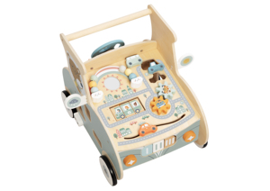 Juguete de <span class=keywords><strong>Madera</strong></span> Montessori con Cuentas para Enhebrar, Tablero de <span class=keywords><strong>Actividades</strong></span>, Andador para Bebés, <span class=keywords><strong>Caja</strong></span> de Clasificación - Product Image 4