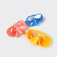 Masque de plongée à lentille unique grand angle, anti-buée, en verre trempé, en silicone, pour la plongée libre, la plongée avec tuba et la natation