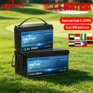 OEM/ODM 12V 36V <span class=keywords><strong>48V</strong></span> 100Ah 200Ah 300Ah 400Ah 딥 사이클 솔리드 스테이트 리튬인산철(LiFePO4) 태양광 배터리 (RV, 카라반용)-방수 2000-5000 - Product Image 1
