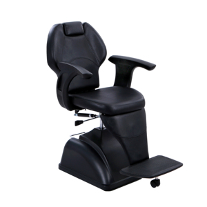 Sillón de Peluquería Profesional de Lujo con Tapicería de Cuero Premium, Elevación Hidráulica Suave para Salón de Belleza - Product Image 1