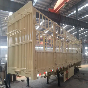 Semirremolque de 3/4 Ejes y 60 Toneladas para Transporte de Carga con Reja, Semirremolque de Almacén con Reja en Venta - Product Image 6