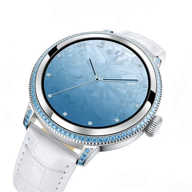 Qiutai Unisex Smartwatch AMOLED Display Case 316 Steel Heart Rate Blood Oxygen Monitor Sleep Tracking 50m Waterproof Android