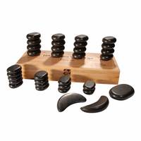Ensemble de 22 mini pierres de massage corporel pierres de massage chaudes pierres de massage énergétiques