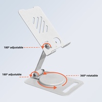 Conception de panneau creux, réglable à 180°, rotatif à 360°, en métal, robuste, durable, pliable, magnétique, bureau, facile à transporter