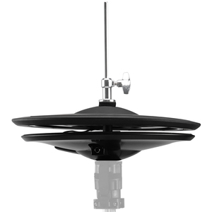 Cymbale électronique double zone 13 pouces, 2 pièces, compatible avec diverses marques, sans support métallique - Product Image 1