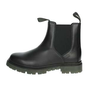 Botas Chelsea para Hombre, Color Negro, Talla 40, Botines con Suela de Goma Antideslizante, Parte Superior de Cuero Genuino - Product Image 1