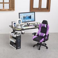 Kit de Modélisation DIY Mini Chaise de Bureau Gamer, Scène d'Ordinateur de Bureau Micro, Kit de Scène pour Maison de Poupées, Diorama, Jouet d'Assemblage, Scène de Jeu d'Imitation
