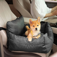 Traversin de siège d'auto pour animaux de compagnie en tissu Oxford personnalisé imperméable pour petits chiens de taille moyenne Lit d'appoint de voiture pour chien durable