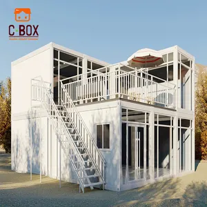 CBOX china modern waterproof fireproof prefab container house homes prefabricated