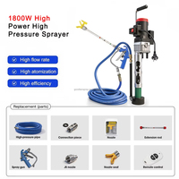 Nouvelle machine de pulvérisation portable haute pression multifonctionnelle pour enduit, revêtement imperméable et ciment