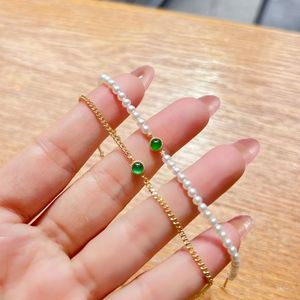 กำไลหยกสีเขียวมรกตทรงน้ำเต้า/ไข่ ยี่ห้อซินฟลาย สำหรับเป็นของขวัญในงานปาร์ตี้และงานแต่งงาน - Product Image 5